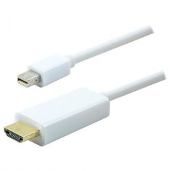 Kablovi: Fast Asia Mini DisplayPort - HDMI 1.8m beli