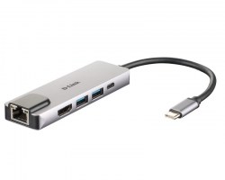 Hubovi: D-Link DUB-M520 5-in-1 USB-C Hub
