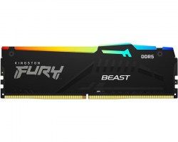 Memorije DDR 5: DDR5 32GB 6000MT/s Kingston KF560C40BBAK2-32 Fury Beast RGB
