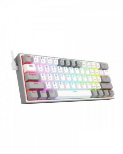 Tastature: Redragon Fizz Pro White/Grey K616 RGB