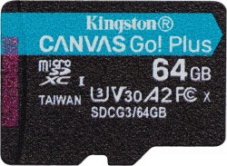 Memorijske kartice SD: KINGSTON MicroSDXC 64GB Canvas Go Plus SDCG3/64GB