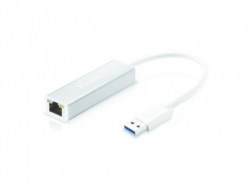Mrežni adapteri eksterni: E-GREEN Mrežni Adapter USB 3.0 (M) - Gigabit ethernet RJ-45 (F) beli - 84