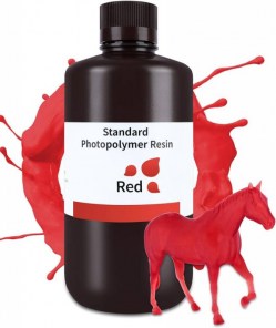Oprema za 3D štampače: Elegoo Standard Resin 1kg - Clear Red 501.030.090