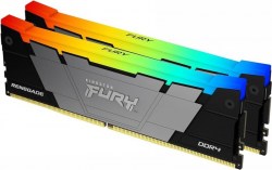 Memorije DDR 4: DDR4 64GB 3600MT/s KINGSTON KF436C18RB2AK2/64 Fury Renegade RGB XMP