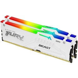 Memorije DDR 5: DDR5 64GB 5600MT/s KINGSTON KF556C40BWAK2-64 FURY Beast RGB Black XMP