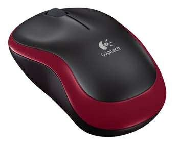 Miševi: Logitech Mouse M185 wireless red 910-002240