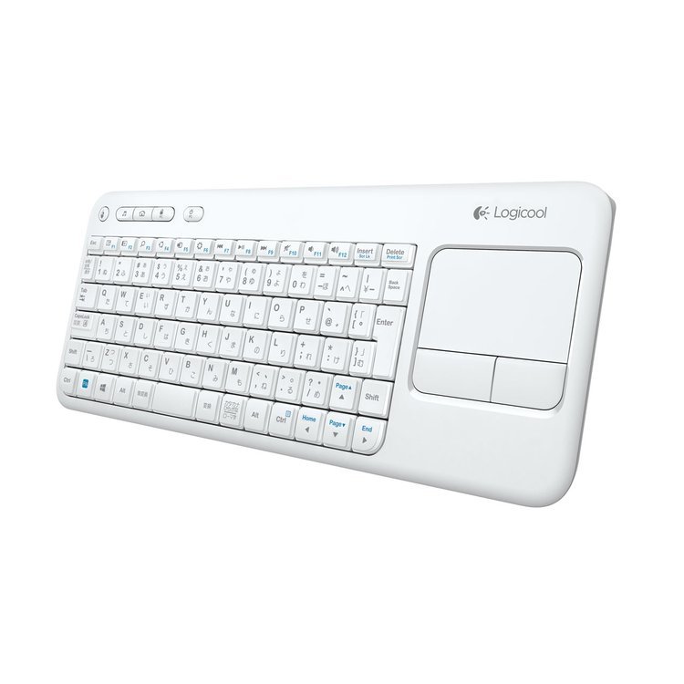 Tastature: Logitech K400 Wireless Touch Keyboard white 920-005886