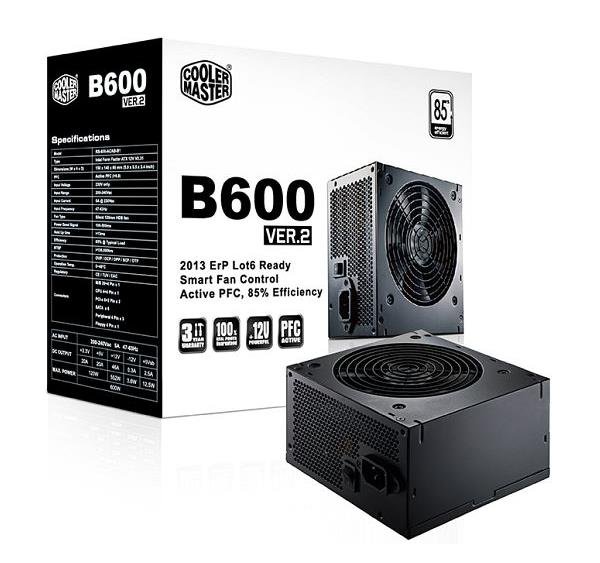 Napajanja: Cooler Master B2 Series 600W RS-600-ACABB1-EU