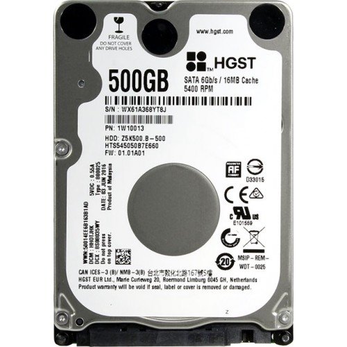 Hard diskovi za notebook-ove: Hitachi 500GB HTS545050B7E660 Travelstar Z5K500.B