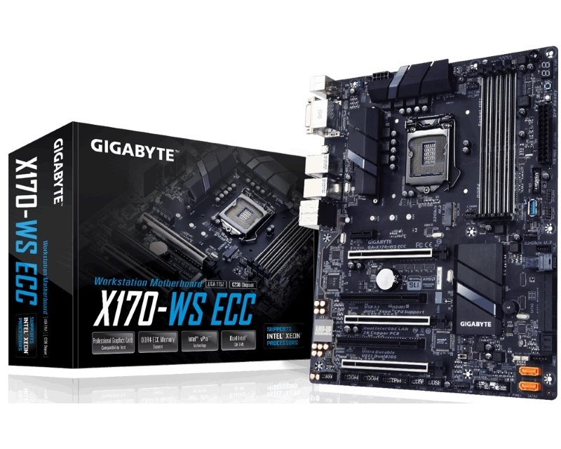 Matične ploče Intel LGA 1151: Gigabyte GA-X170-WS ECC rev.1.0