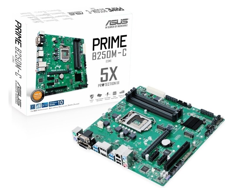 Matične ploče Intel LGA 1151: Asus PRIME B250M-C