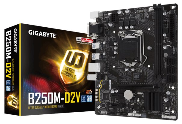 Matične ploče Intel LGA 1151: Gigabyte GA-B250M-D2V