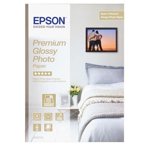 Papir: EPSON S042155 A4 15 listova Premium glossy foto papir