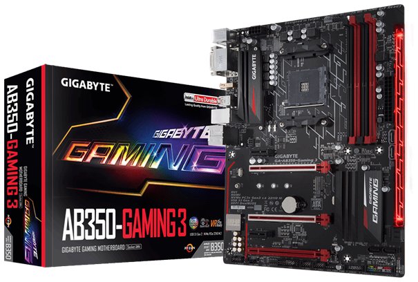 Matične ploče AMD: Gigabyte GA-AB350-Gaming 3 rev.1.0