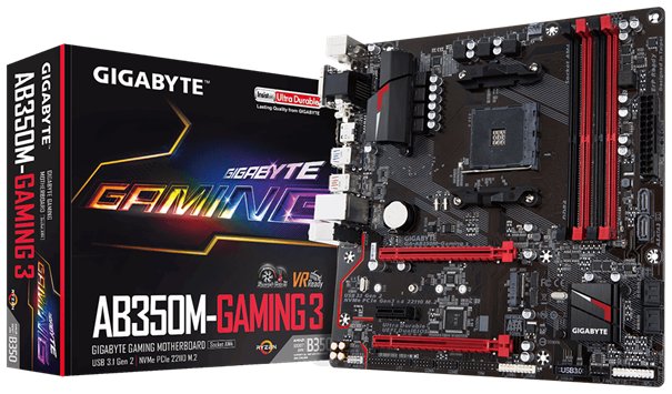 Matične ploče AMD: Gigabyte GA-AB350M-Gaming 3 rev.1.0
