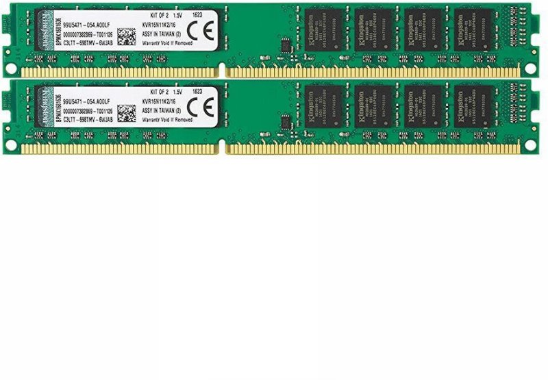 Memorije DDR 3: DDR3 16GB 1600MHz Kingston KVR16N11K2/16