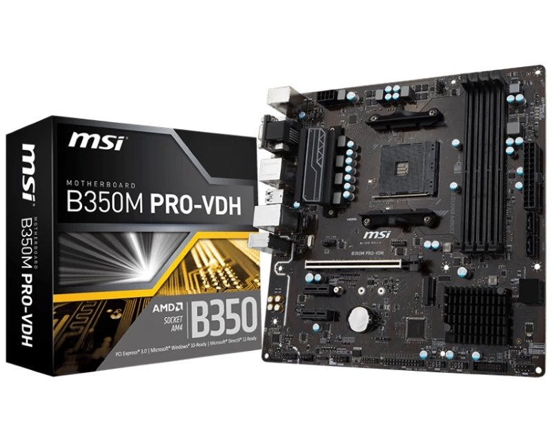 Matične ploče AMD: MSI B350M PRO-VDH