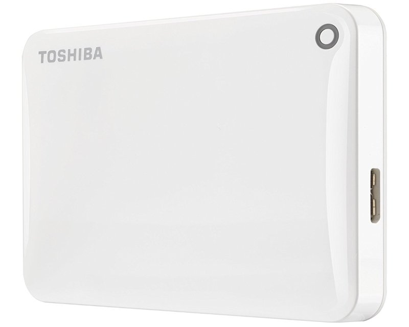 Eksterni hard diskovi: Toshiba 1TB Canvio Connect II HDTC810EW3AA White