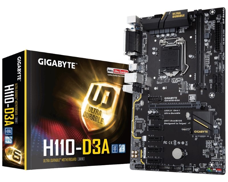 Matične ploče Intel LGA 1151: Gigabyte GA-H110-D3A