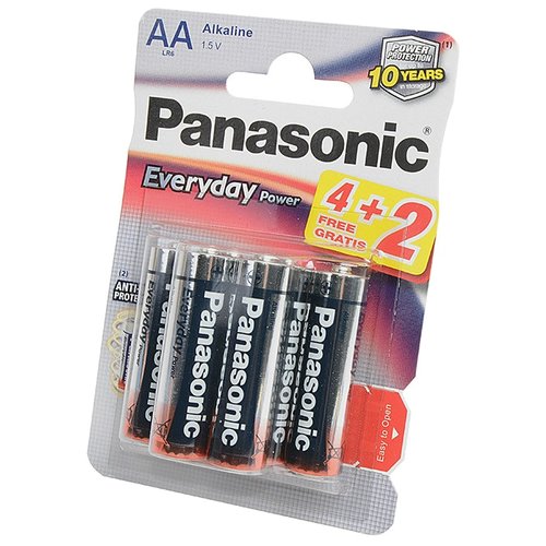Baterije: Panasonic LR6EPS/6BP Alkaline Everyday Power