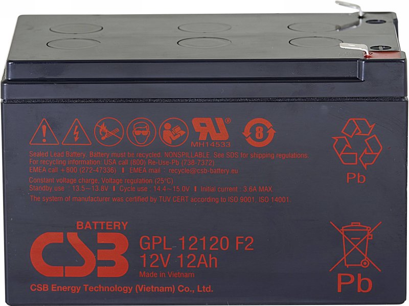 Baterije: CSB GPL12120F2 12V 12Ah